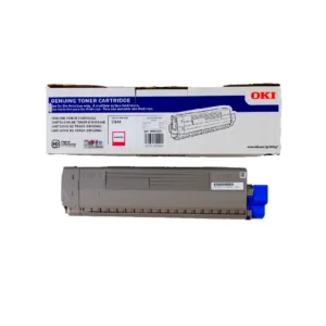 حبر اوكي C844DNW احمر