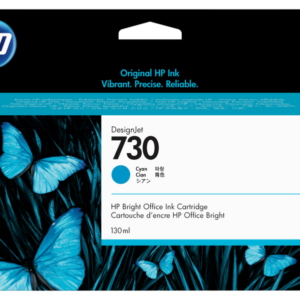 HP 730 130-ml Cyan DesignJet Ink Cartridge خرطوشة حبر HP 730 أزرق DesignJet سعة 130 مل