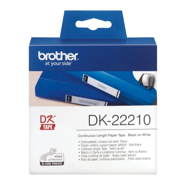 بكرة ملصقات ورقية Brother DK-22210