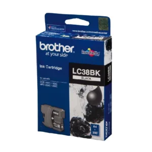حبر براذر LC38BK اسود BROTHER LC38BK INK CARTRIDGE BLACK