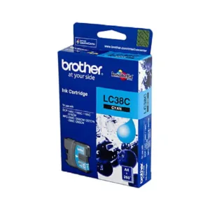 حبر براذر LC38C ازرق BROTHER LC38C INK CARTRIDGE CYAN