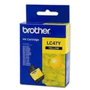 حبر براذر LC47Y اصفر BROTHER LC47Y INK CARTRIDGE YELLOW