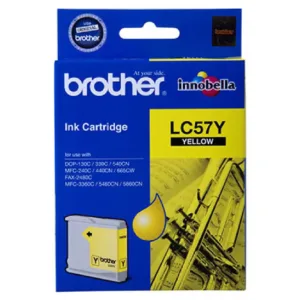 حبر براذر LC57Y اصفر BROTHER LC57Y INK CARTRIDGE YELLOW