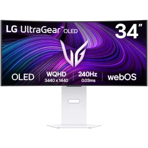 LG UltraGear™ 34-inch OLED 34GX90SA-W
