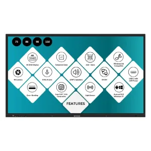 QTOUCH Monitor 86 inch interactive screen