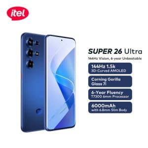 itel Super 26 Ultra 256GB 8GB RAM 4G Dual SIM Smartphone