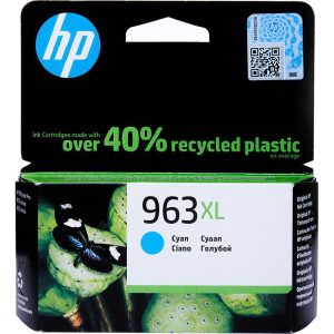 HP 963XL High Yield Cyan Original Ink Cartridge — 3JA27AE