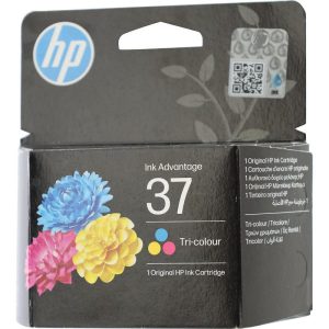 HP 37 Original Tri-color Ultra Ink Advantage Cartridge — 7FP44AE