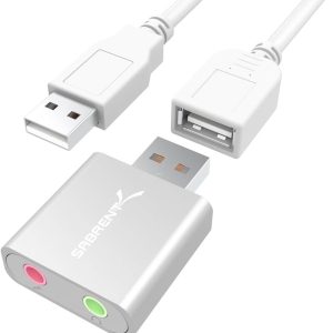 محول صوت UGREEN USB خارجي — جديد New