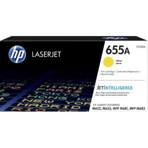 HP 655A Yellow Original LaserJet Toner Cartridge — CF452A