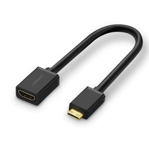محول UGREEN Mini HDMI إلى HDMI ذكر-أنثى — جديد New