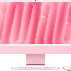 أبل Apple iMac 24-inch M4 chip with 10 core CPU and 10 core GPU, 16GB, 512GB SSD - Silver